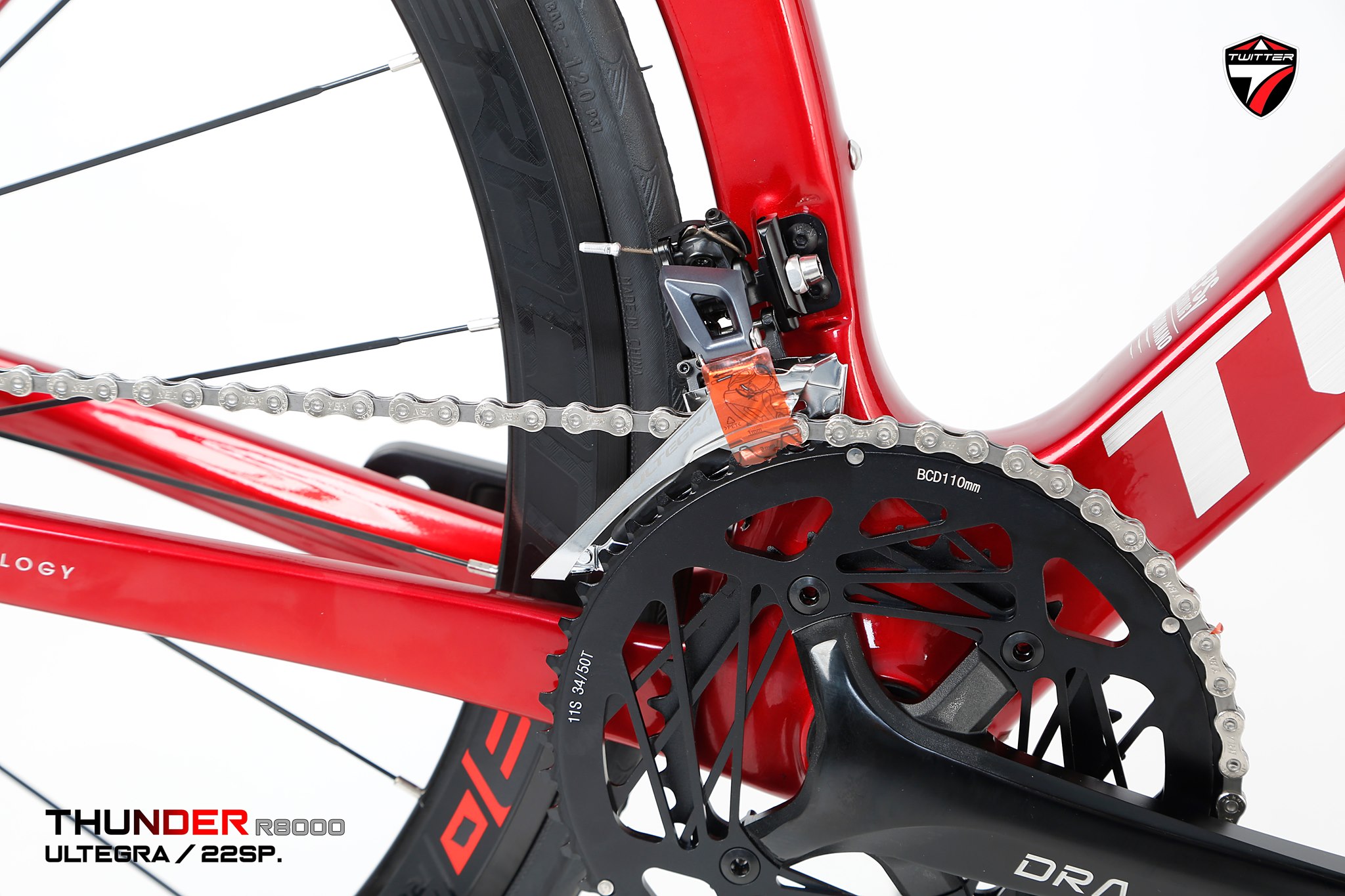 จักรยานเสือหมอบคาร์บอน TWITER CARBON THUNDER