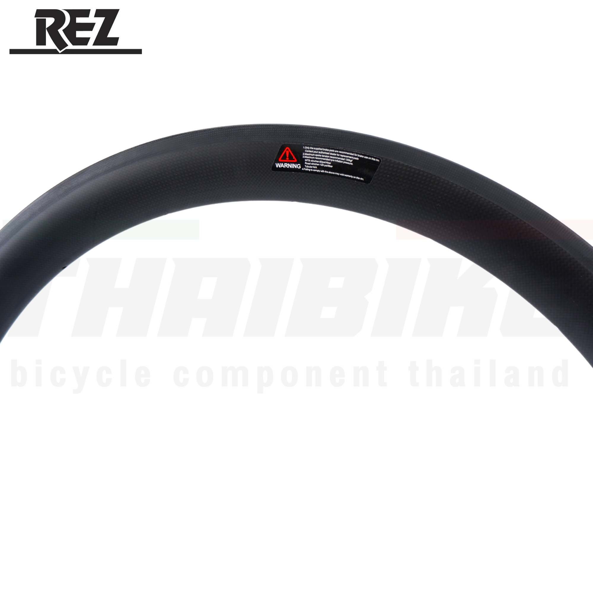 ขอบล้อจักรยานแบบคาร์บอน 700C REZ สูง 50มม. 18/21 รู