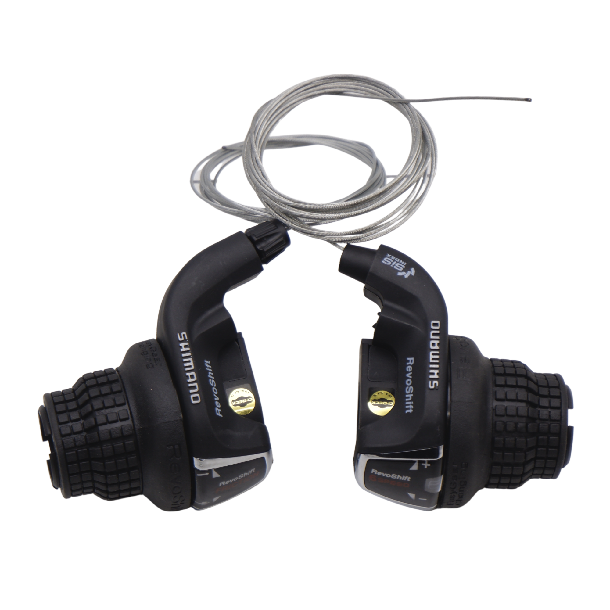 มือเกียร์จักรยานแบบมือบิด SL-RS35 RevoShift 3x7 3x8 พร้อมสายเกียร์