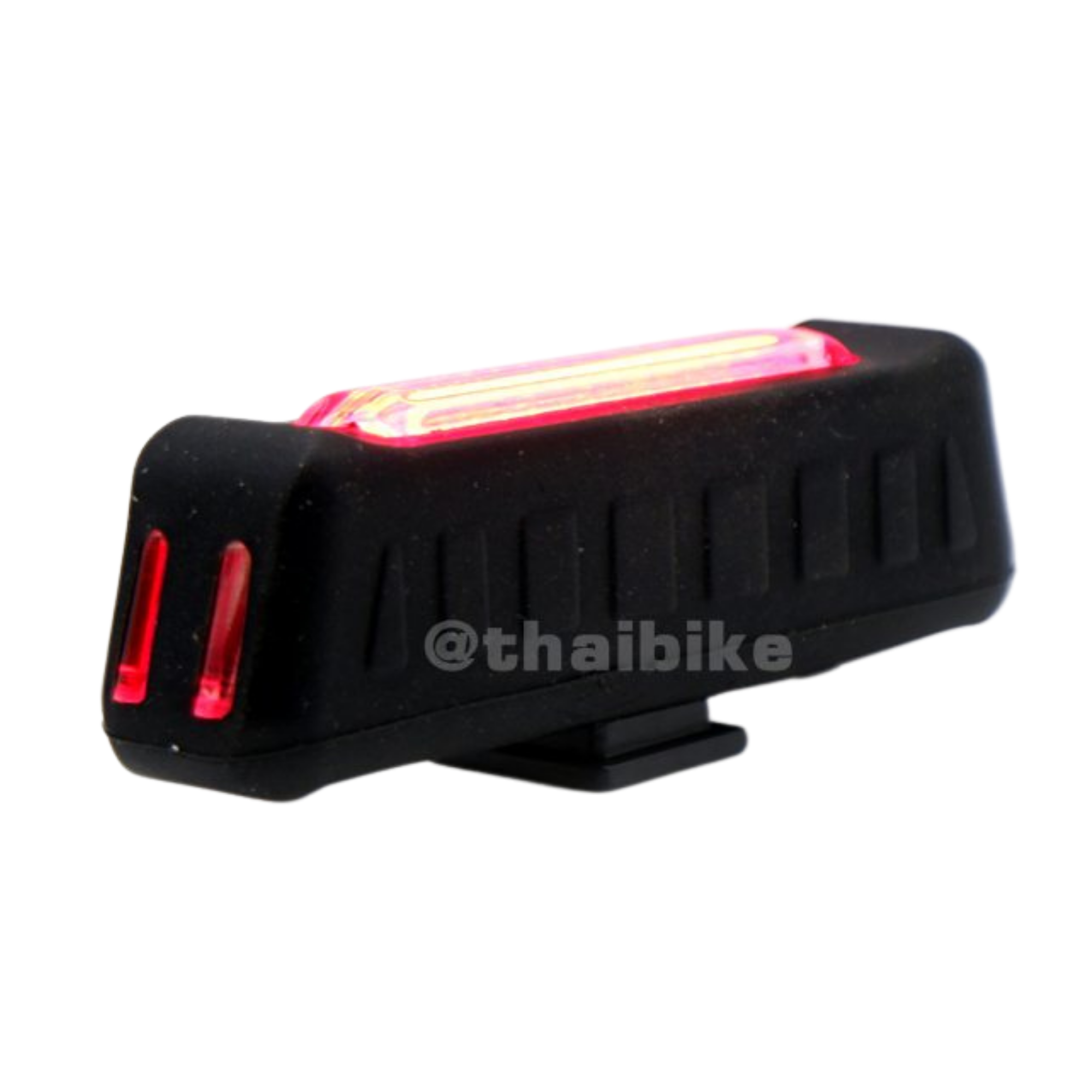 ไฟท้ายจักรยาน COMET HJ-035 แบบชาร์จ USB สีแดงน้ำเงิน สีขาวแดง