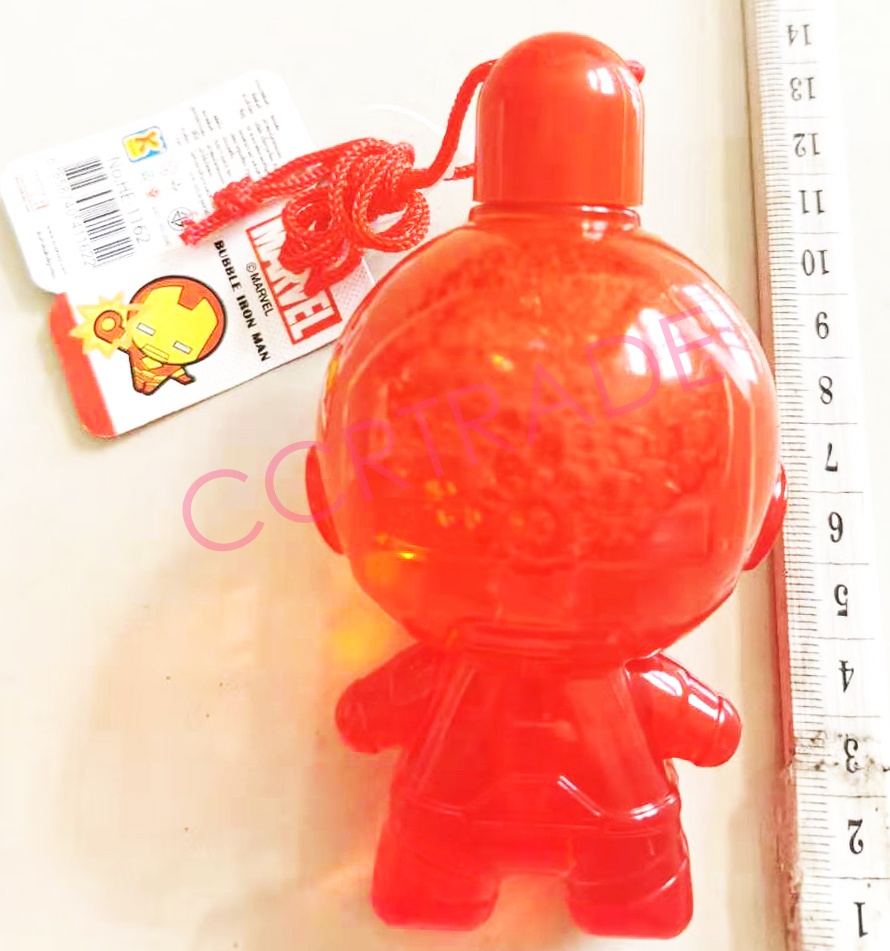 เป่าฟองใสไอร่อนแมนกล่อง 10.5 ซม.(ลิขสิทธิ์แท้)