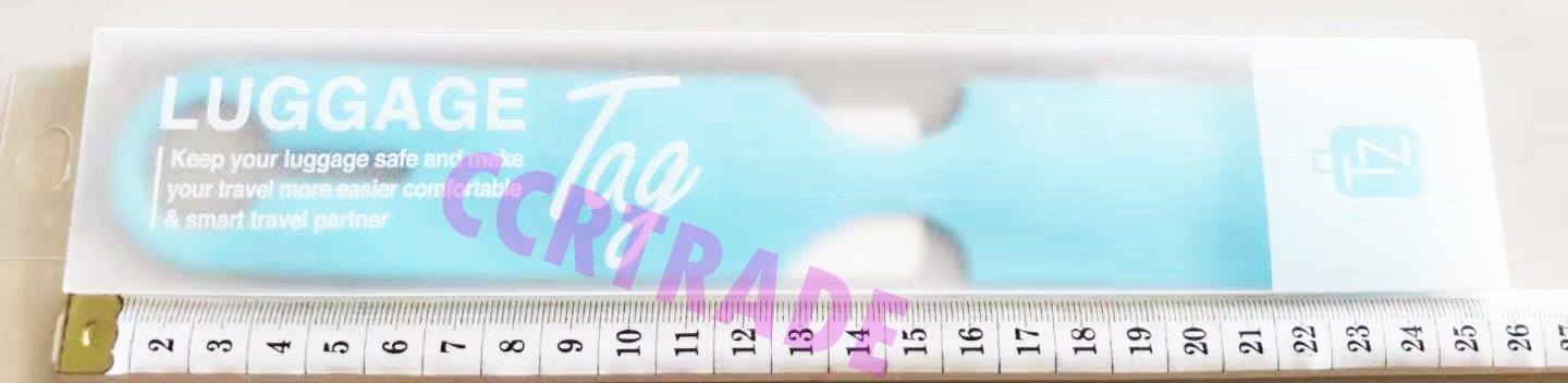 ป้ายติดกระเป๋าเดินทางกล่อง 25.5 ซม.(คละสี)