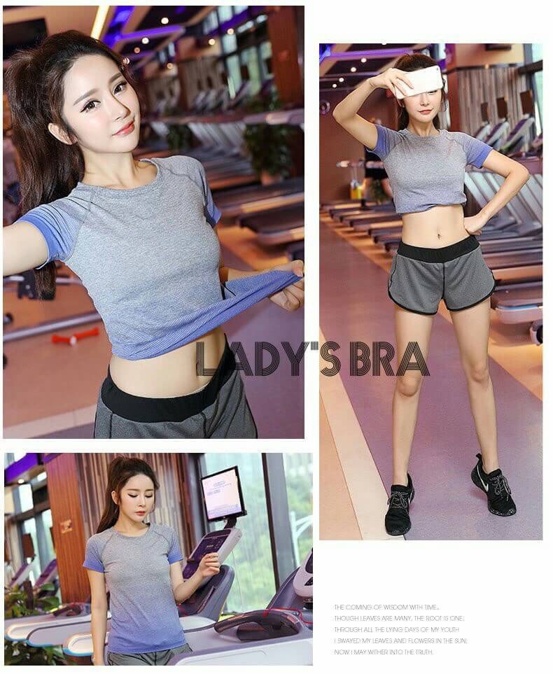 เสื้อออกกำลังกายแขนสั้น