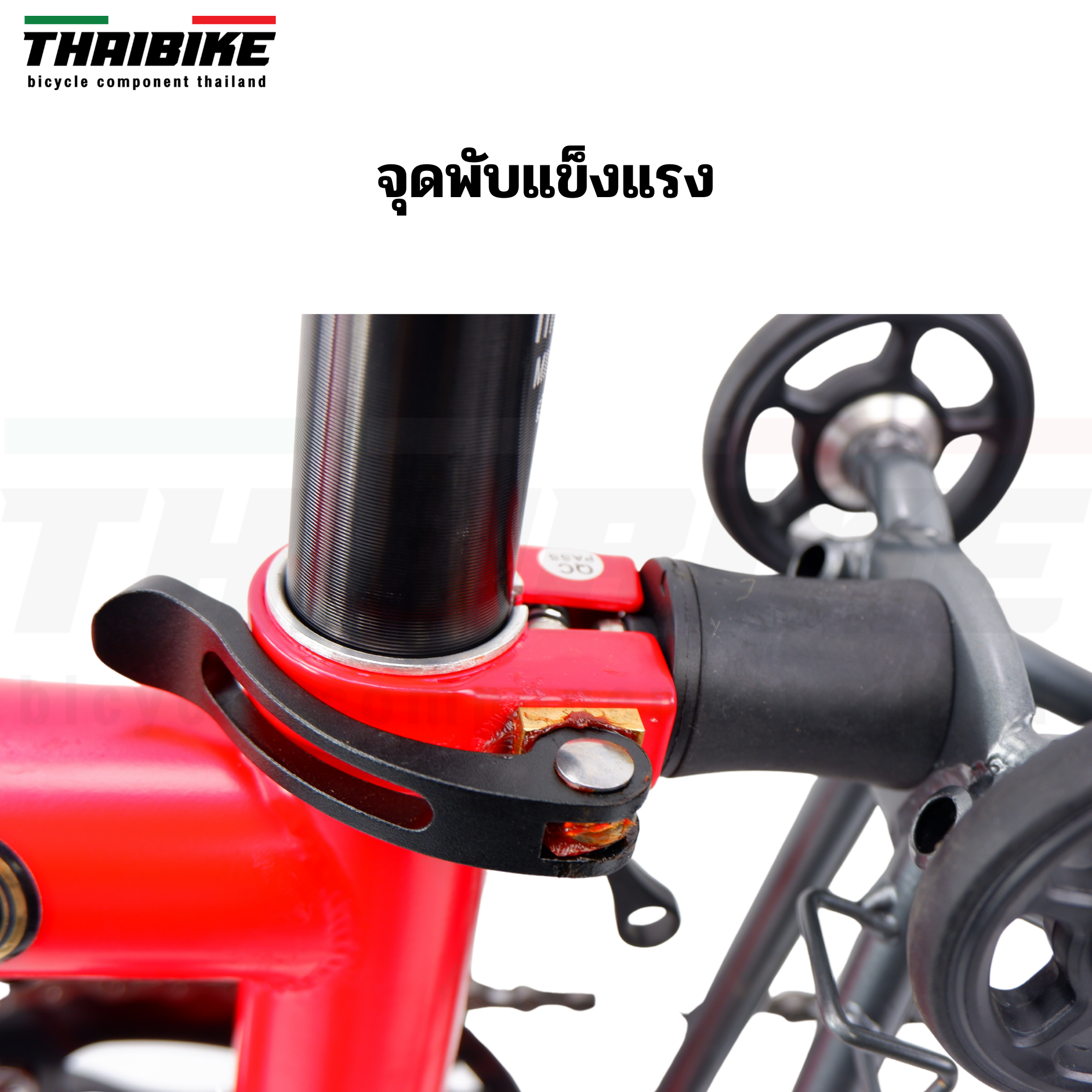 จักรยานพับ Thaibike PIKES รุ่น PAIKESSI 6 SPD เฟรมโครโมลี่