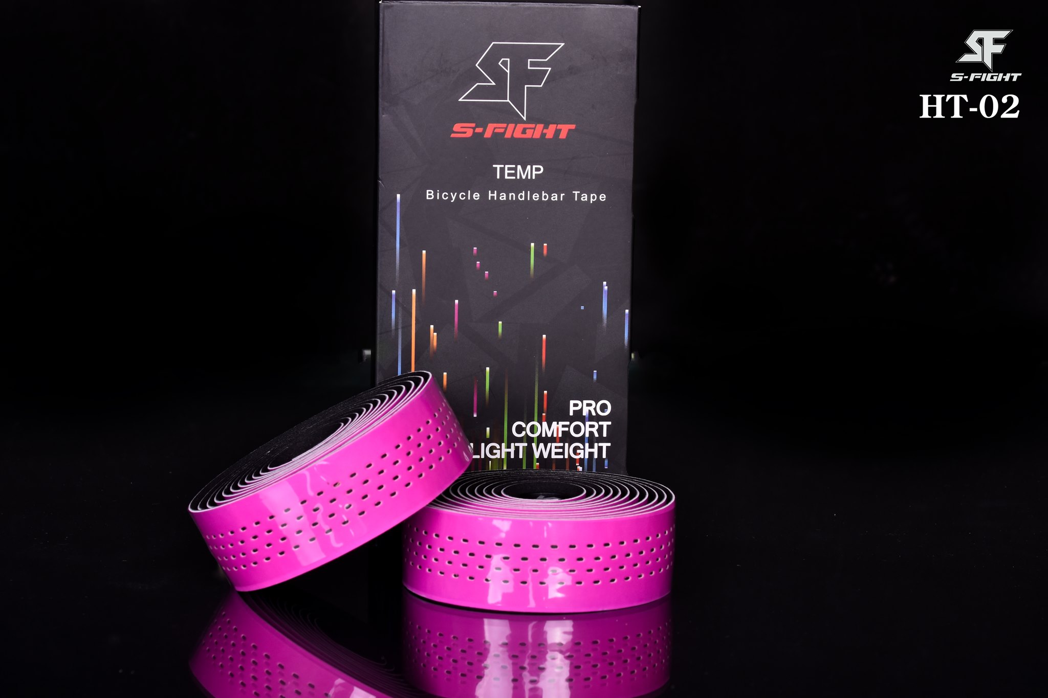 ผ้าพันแฮนด์ S-FIGHT HT-02 เปลี่ยนสีเมื่อสัมผัสกับความเย็นและความร้อน