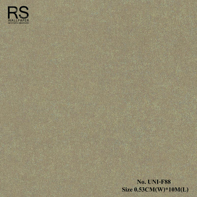 วอลเปเปอร์ติดผนัง พื้นสีทองปนเขียว No.UNI-F88