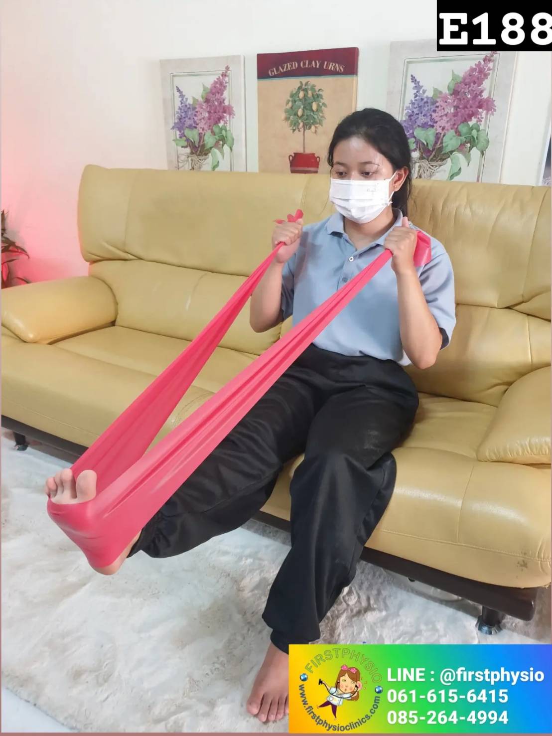 ยางยืดออกกำลังกาย ยางยืด Elastic ยางยืดพิชิตโรค ยางยืดแบน แถบยางยืดเหยียดกล้ามเนื้อ