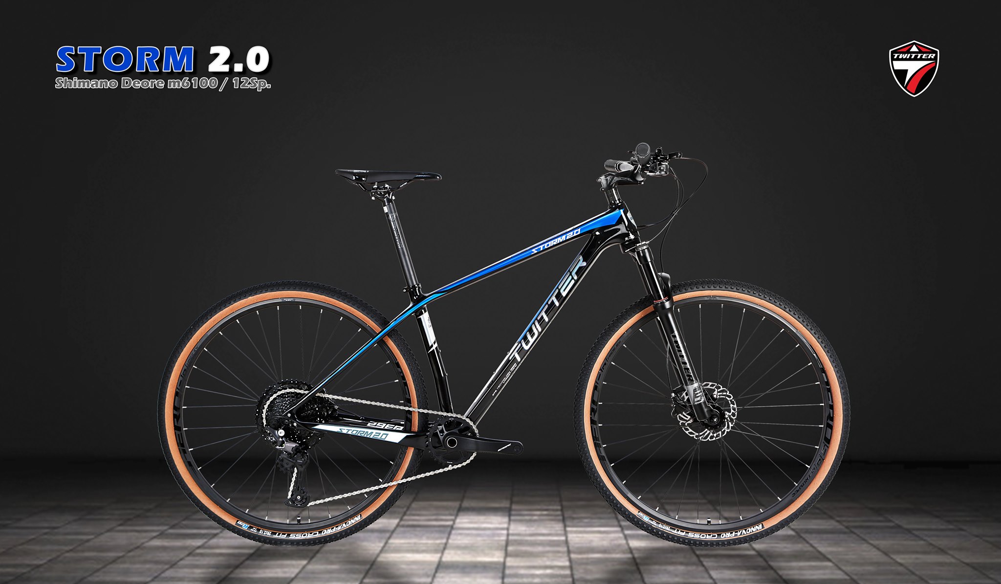 จักรยานเสือภูเขาล้อ 29 นิ้ว TWITTER รุ่น STORM 12Sp. (2021)