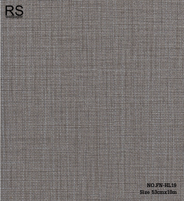 วอลเปเปอร์ เทกเจอร์ลายผ้า สีน้าตาล FN-HL19