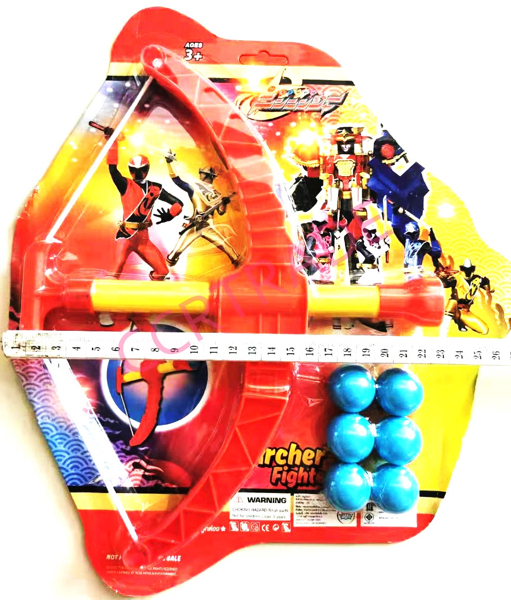 ธนูเรนเจอร์ยิงบอล+บอล 6 ลูกแผง 34 ซม.(ลิขสิทธิ์แท้)