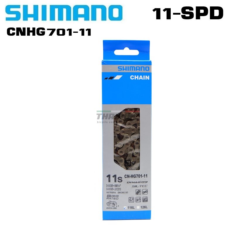 โซ่จักรยานของแท้ศูนย์ไทย SHIMANO Bicycle Chains 8/9/10/11 Speed HG601 HG701 HG901 HG40 HG53 HG93 HG54 HG95 4601
