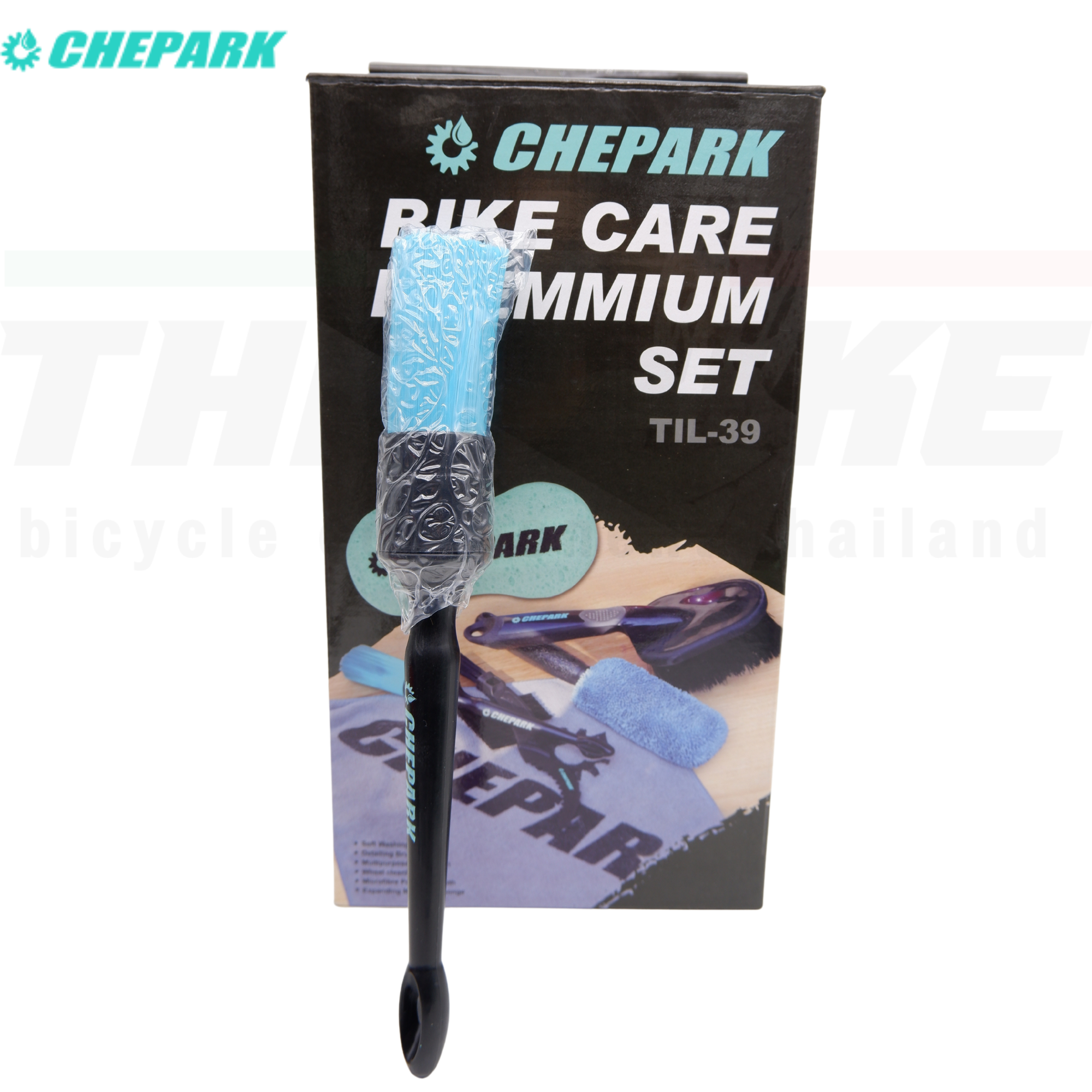 ชุดแปรงทำความสะอาดจักรยาน CHEPARK TIL-39 ผ้าเช็ดรถ