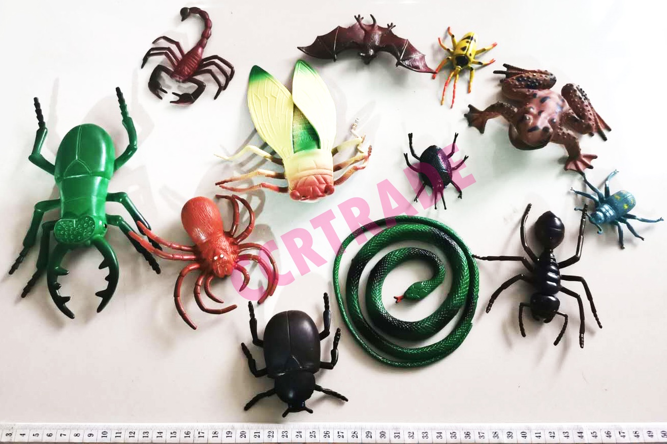 ชุดโมเดลเรียนรู้โลกแมลงจัมโบ้ 12 ชิ้นถุง 20x28 ซม.(1x3)