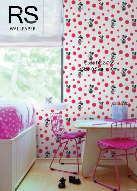วอลเปเปอร์ลายการ์ตูนดิสนีย์ MINNIE DIS2-D39