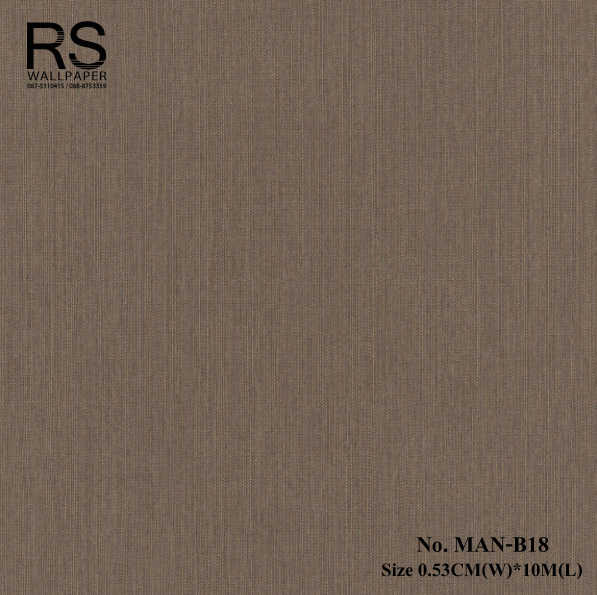 วอลเปเปอร์เทกเจอร์ผ้าพื้นสีน้ำตาลแกมสีทองอ่อน MAN-B18