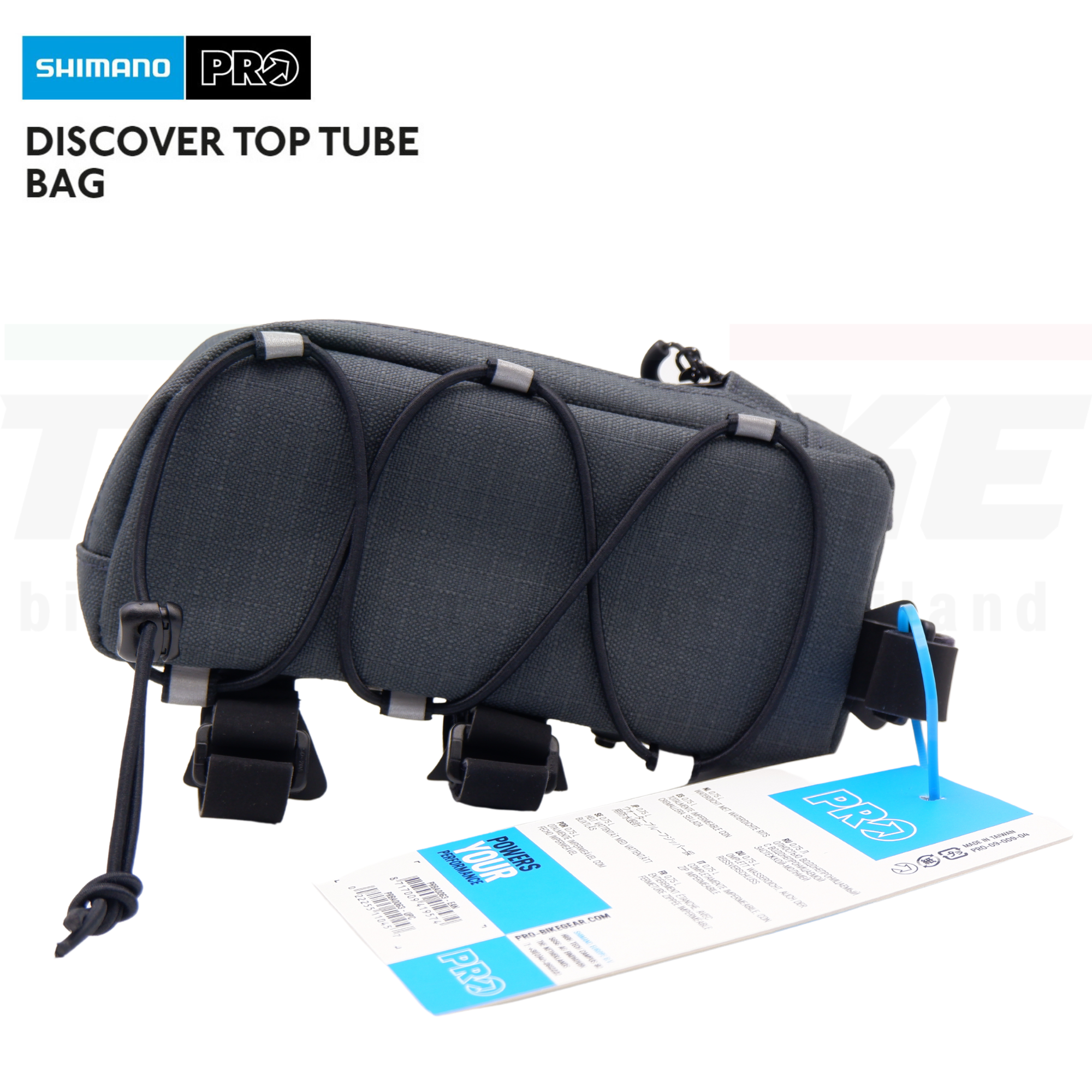 กระเป๋าบนเฟรมจักรยาน SHIMANO PRO GRAVEL รุ่น 0.7L DISCOVER TOP TUBE BAG