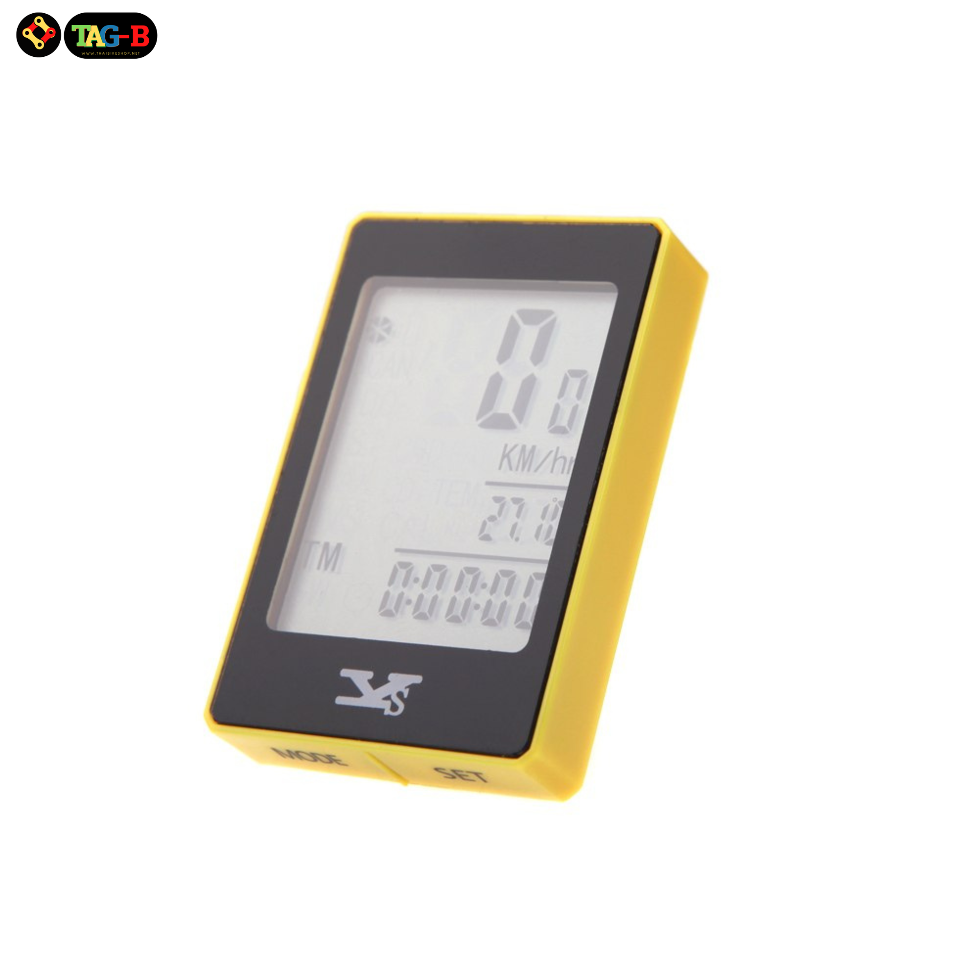 ไมล์ไร้สาย ไมล์จักรยาน YS มีไฟ เปิดไฟค้างได้