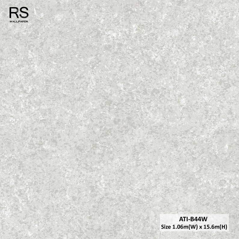วอลเปเปอร์ลายปูนเปลือยคอนกรีต สีเทาอ่อน ATI-B44W
