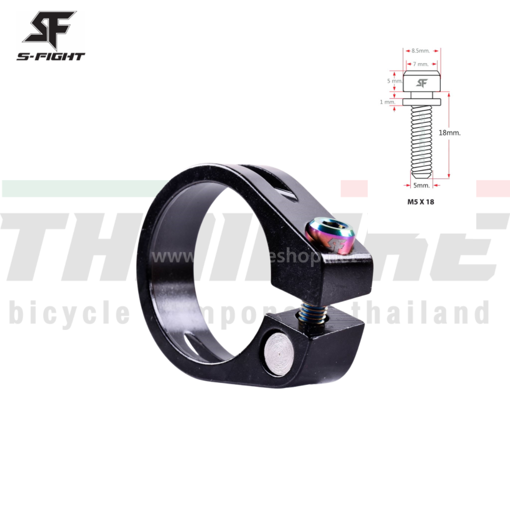 น็อตไทเทเนี่ยม Titanium s-fight ใส่จักรยาน M5X14 M5X18 M6X18 M6X20 M6X30