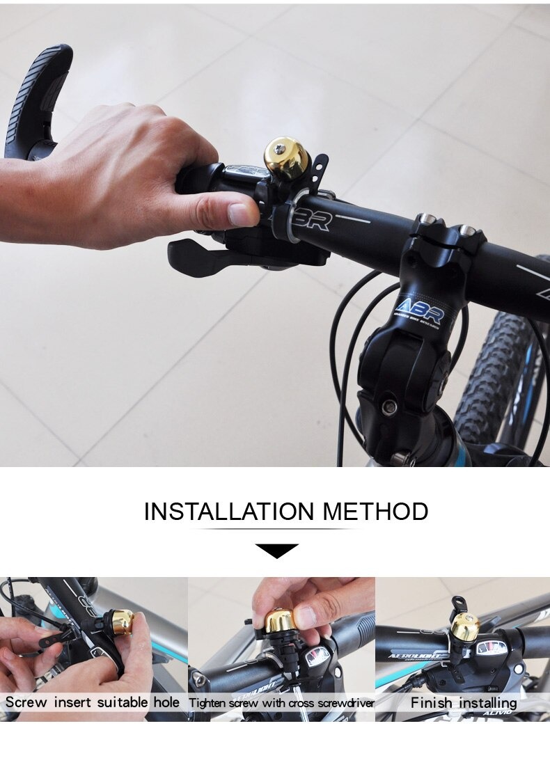 กระดิ่งจักรยานทองแดง EASYDO ED-1000 งานไต้หวัน