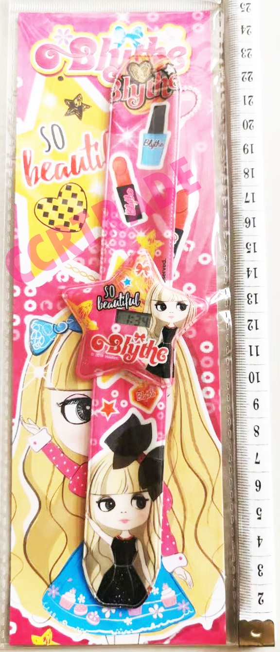 นาฬิกาสายรัดข้อมือบลายธ์แผง 25 ซม.(ลิขสิทธิ์แท้)(1x6)