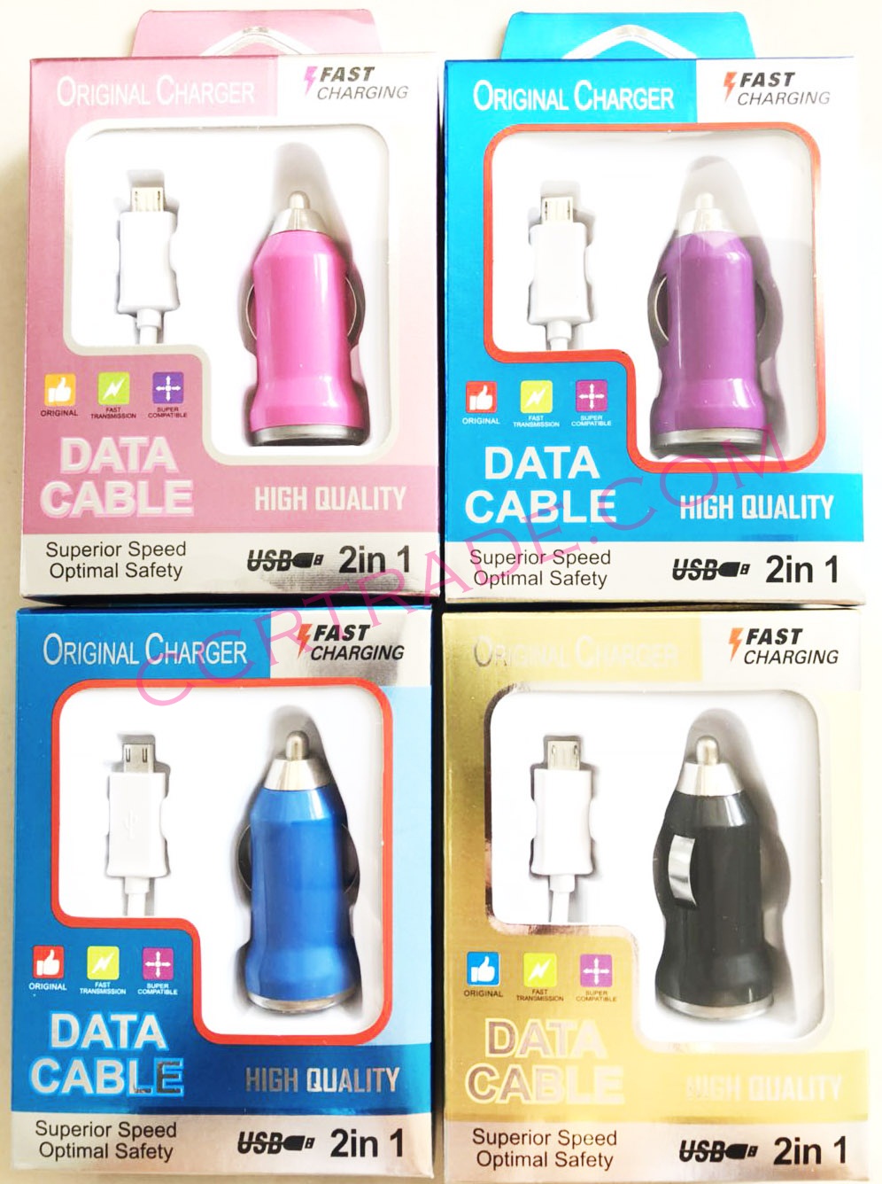 หัวชาร์ทในรถ+สายชาร์ทซัมซุง 1 ม.กล่อง 13.5 ซม.