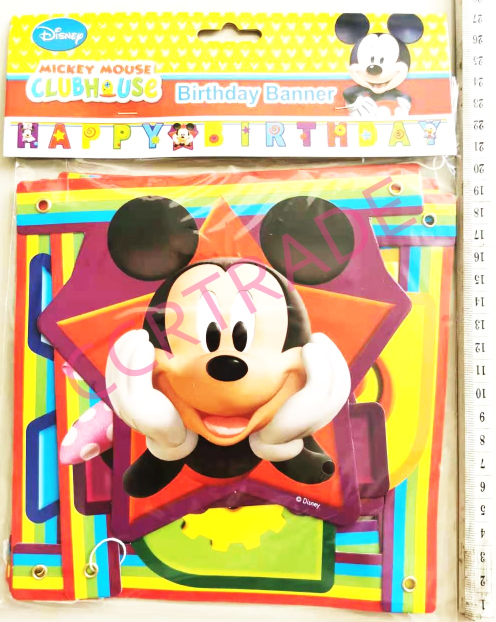 ป้ายธงวันเกิด มิกกี้เม้าส์ 2.4 เมตร(ลิขสิทธิ์แท้)