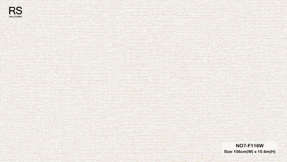 วอลเปเปอร์ สีครีม NO7-F116W