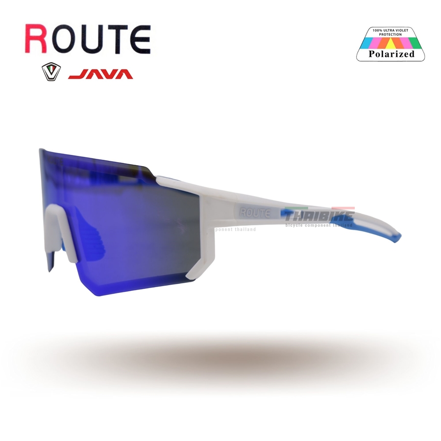 เลนส์ POLARIZE แว่นตาปั่นจักรยาน ยี่ห้อ ROUTE POLARIZE by JAVA