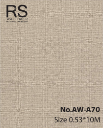 วอลเปเปอร์ลายผ้า สีน้ำตาล No.AW-A70
