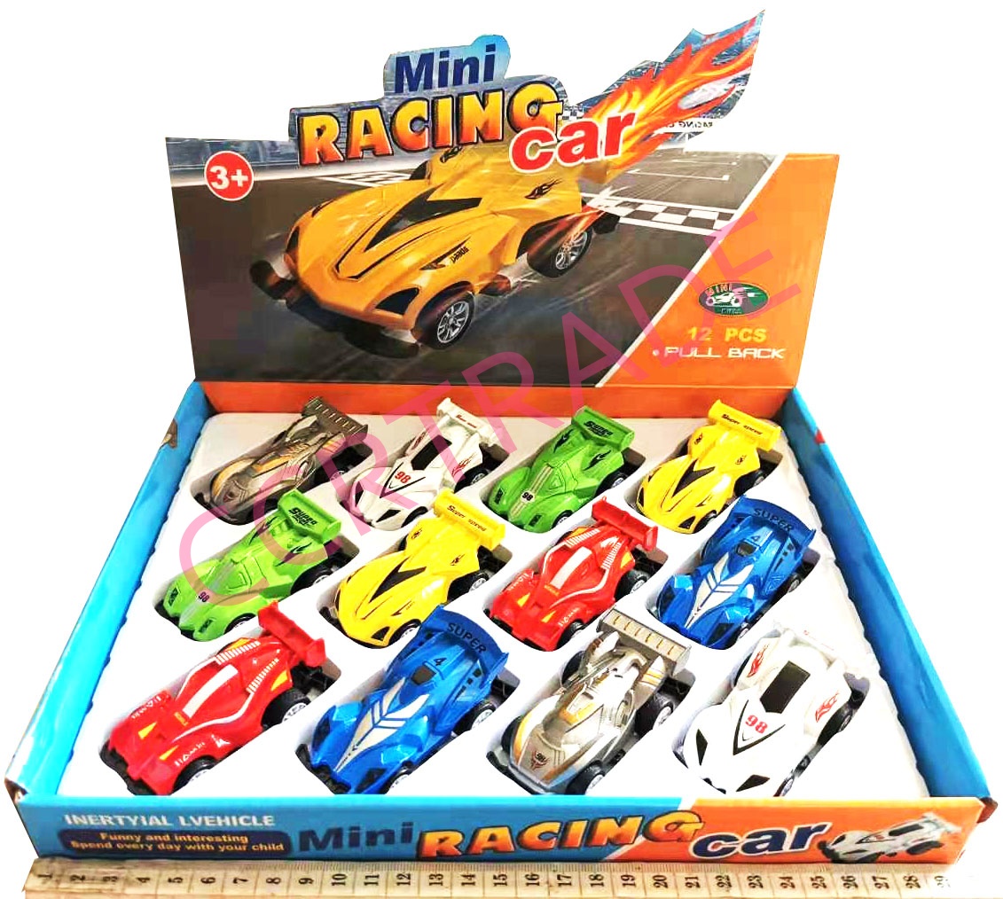 รถเหล็ก F-1 สีสด มีลานถาด 29.5 ซม.