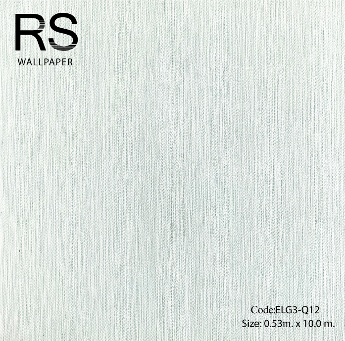 วอลเปเปอร์เทกเจอร์ลายกระสอบพื้นสีขาวอมสีฟ้า ELG3-Q12