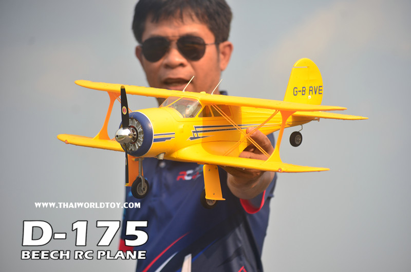 ฺBEECH D-175 RC PLANE เครื่องบินบังคับปีกสองชั้น