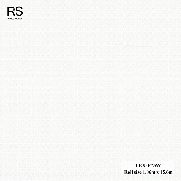 วอลเปเปอร์ ลายมินิมอลสีขาว TEX-F75W