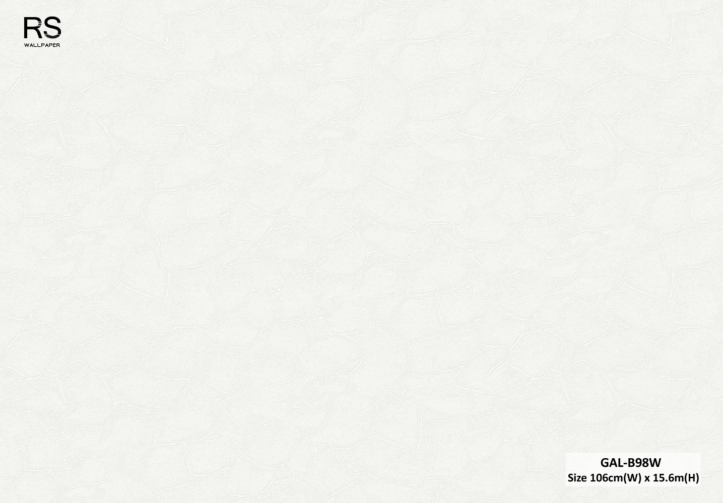 วอลเปเปอร์ลายปูนเปลือย สีขาว GAL-B98W