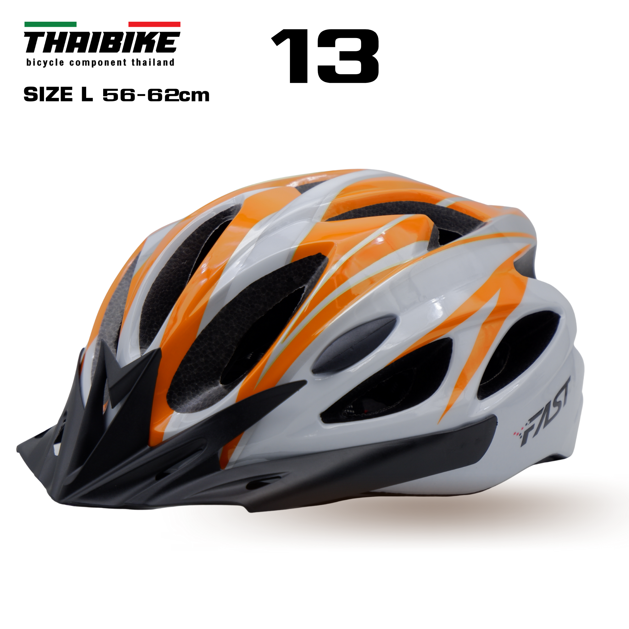 หมวกกันน็อคจักรยานเสือหมอบ เสือภูเขา NEW FAST งานอินโมล มีกันแดด งานดี