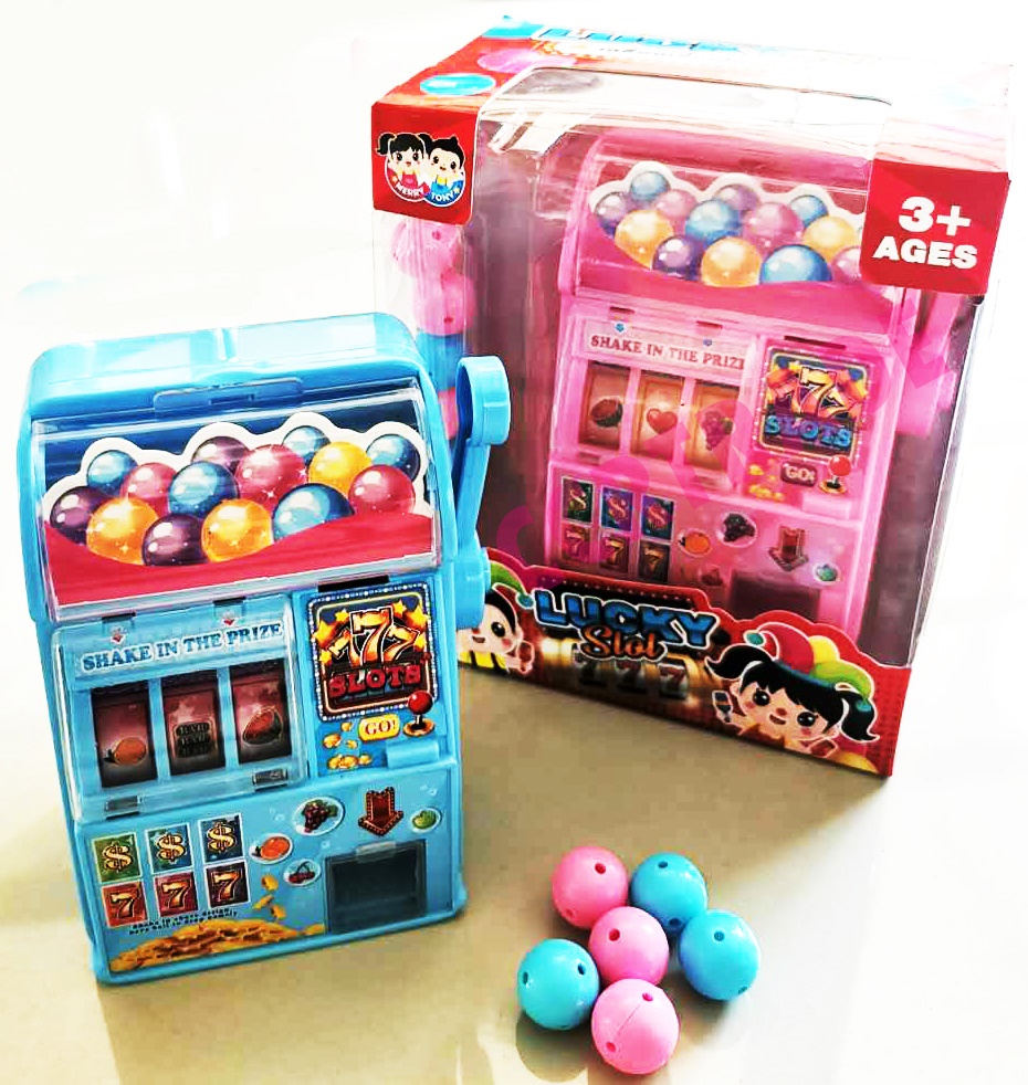 ตู้สล็อตมือโยก+บอลรางวัลกล่อง 13.5x15 ซม.(1x3)