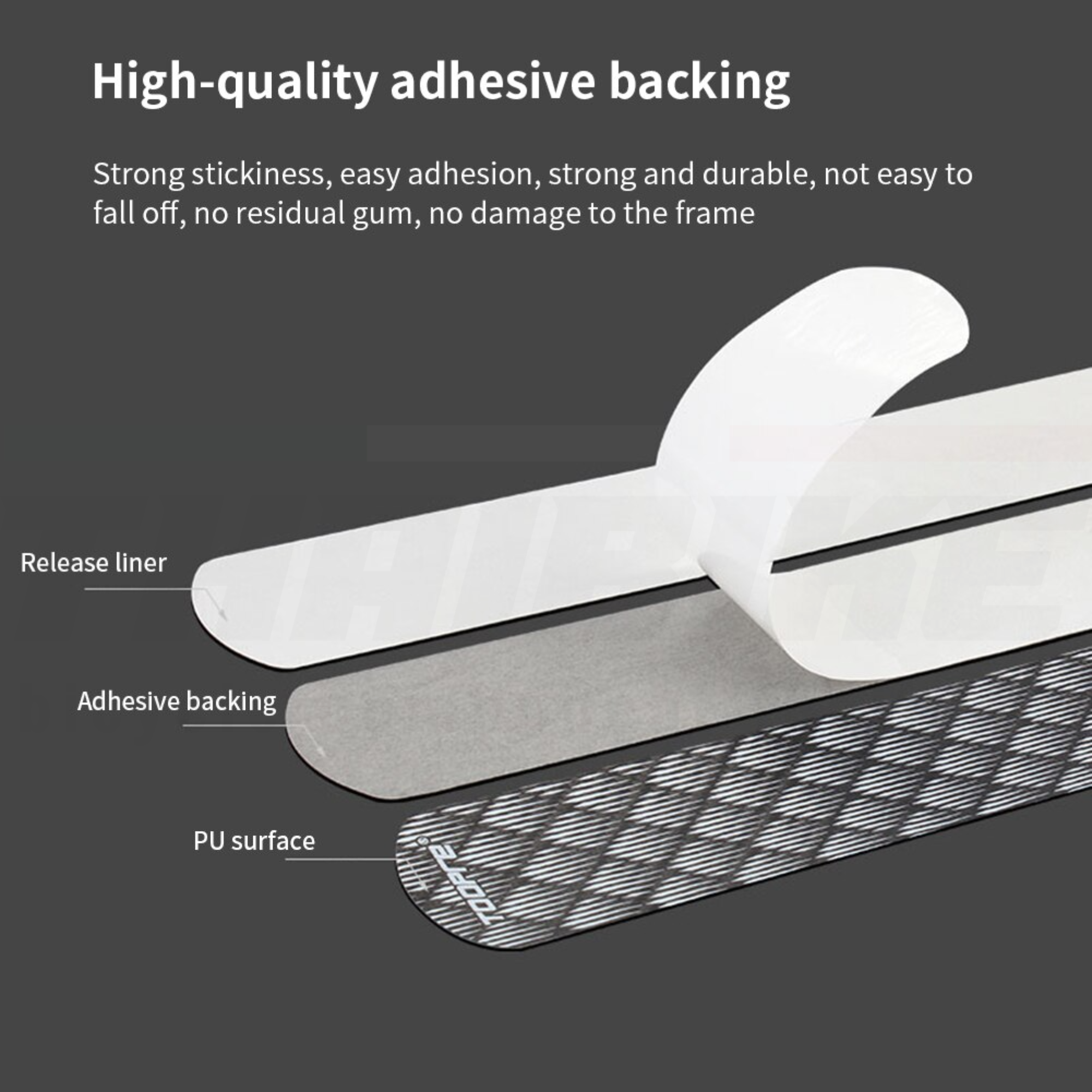 TOOPRE สติ๊กเกอร์กันโซ่จักรยาน เสือภูเขา สติ๊กเกอร์ป้องกันเฟรมจักรยาน สติ๊กเกอร์โซ่ สติ๊กเกอร์ป้องกัน สติ๊กเกอร์ติดจักรยาน