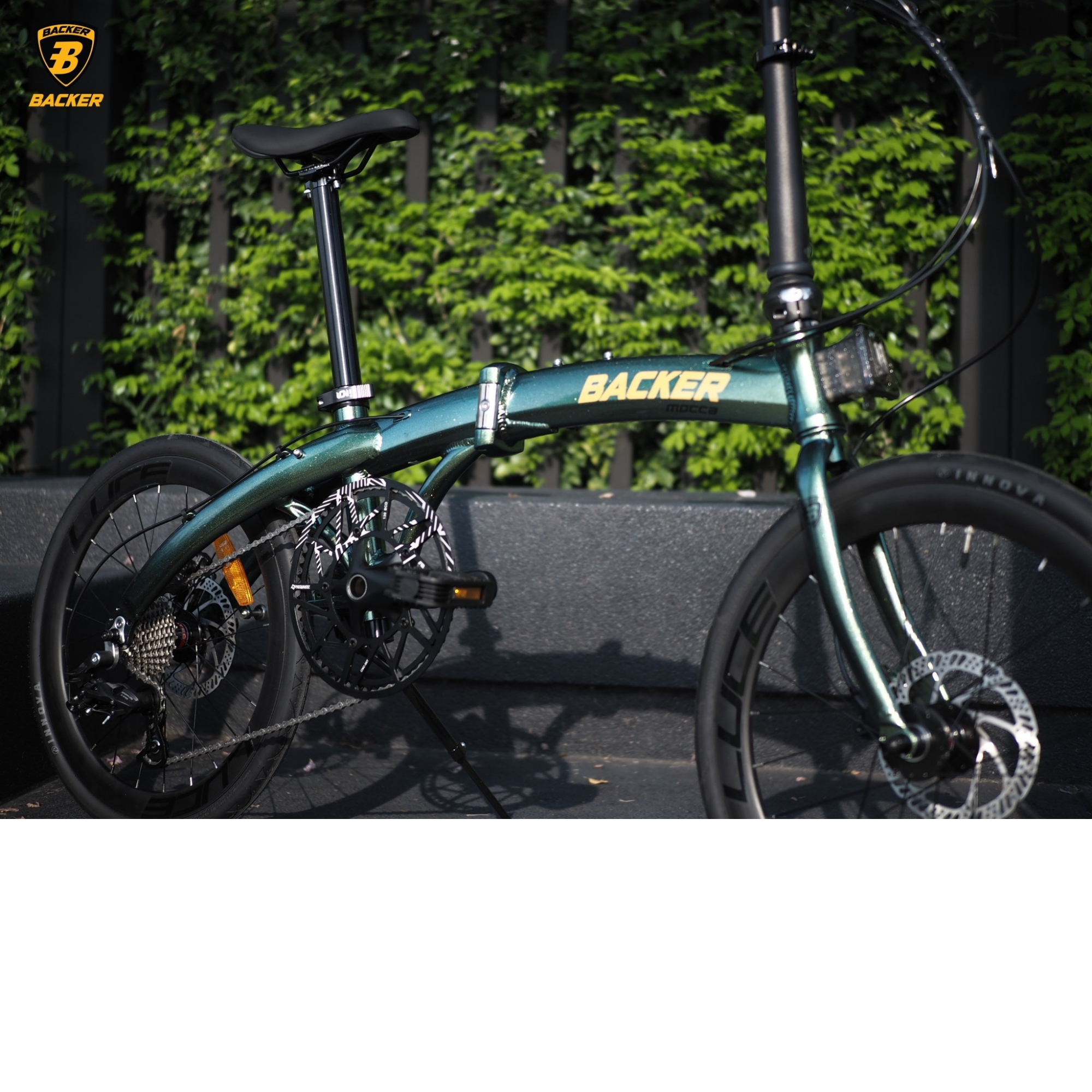 รถจักรยานพับอลูมิเนียม BACKER MOCCA 20นิ้ว 451