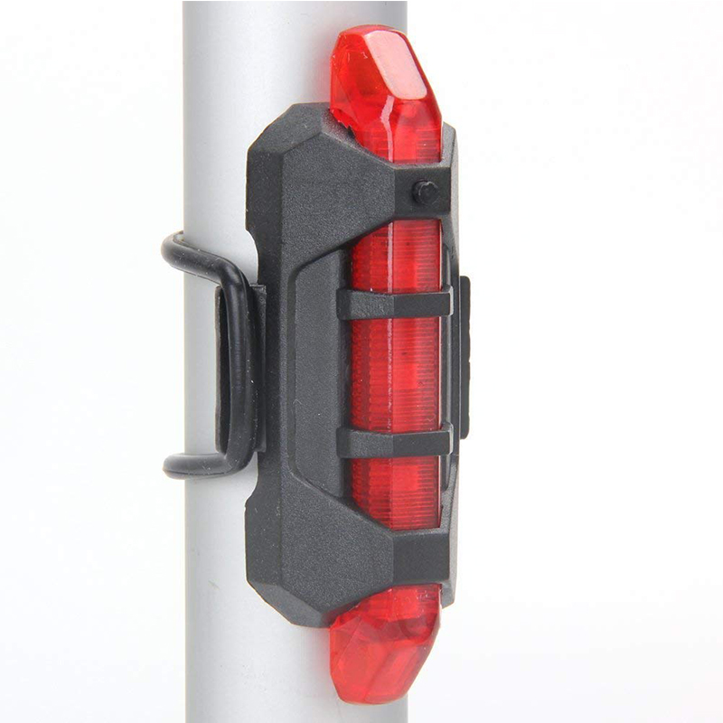 ไฟหน้า ไฟท้ายจักรยาน THAIIBIKE ชาร์จ USB LIGHT DC-918 สีแดง สีขาว สีน้ำเงิน