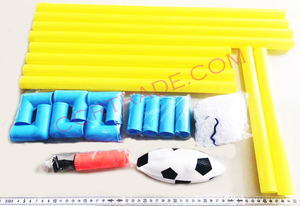 ชุดโกลฟุตบอลตาข่าย+ลูกบอลกล่องจัมโบ้ 122 ซม.(1x2)