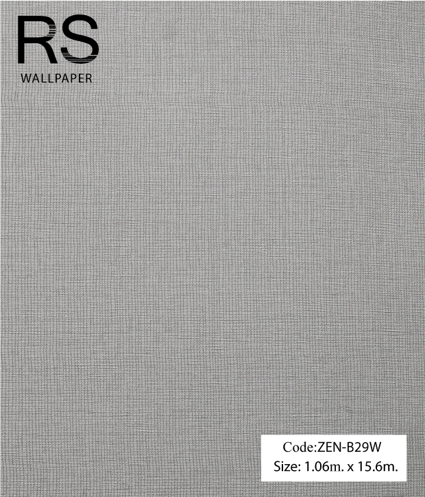วอลเปเปอร์เทกเจอร์ตารางเล็กสีเทาพื้นโทนสีเทา ZEN-B29W