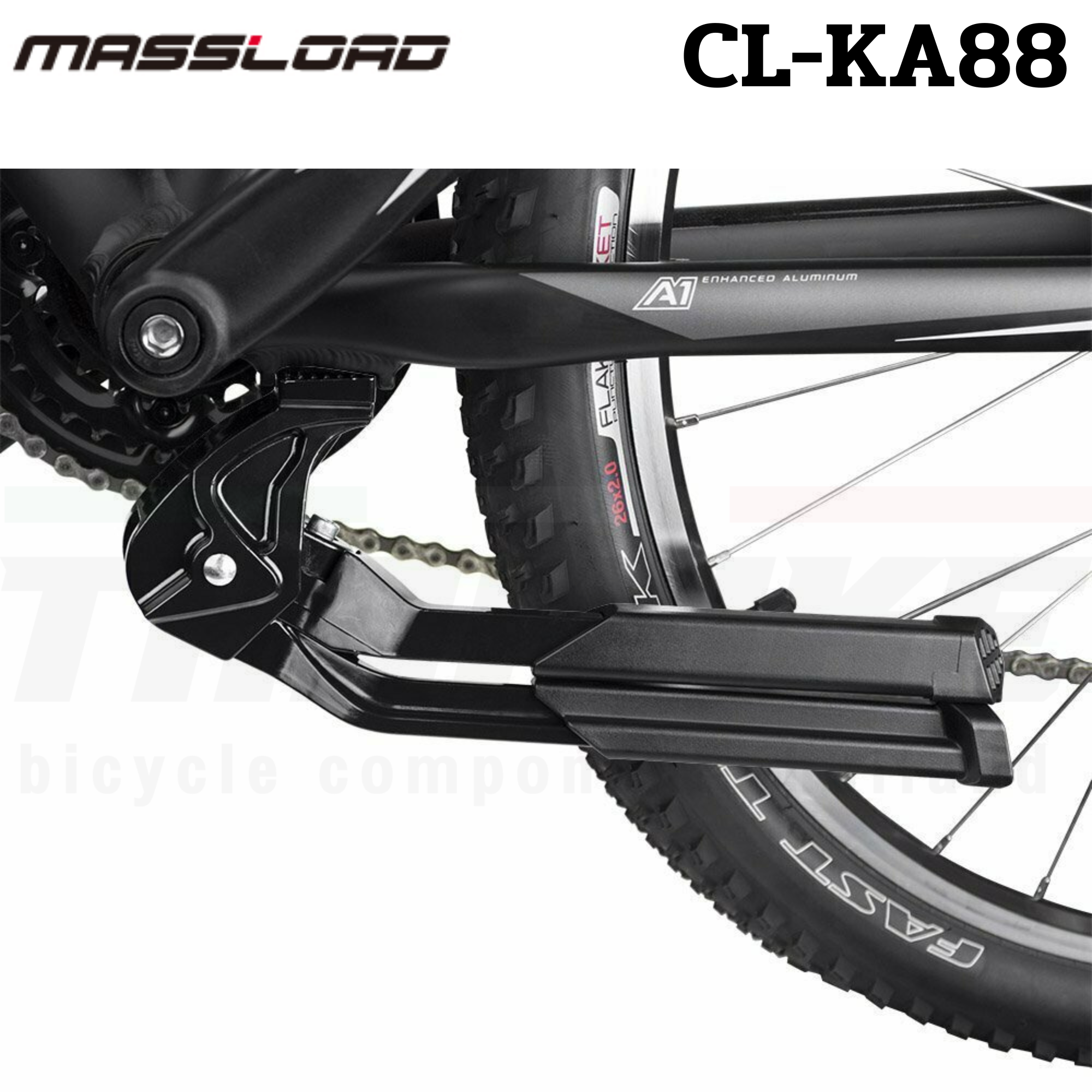 ขาตั้งคู่ ขาตั้งจักรยาน MASSLOAD/VINCITA รุ่น CL-KA56/KA-88 แบบเตะรวบ ขาตั้งกลาง