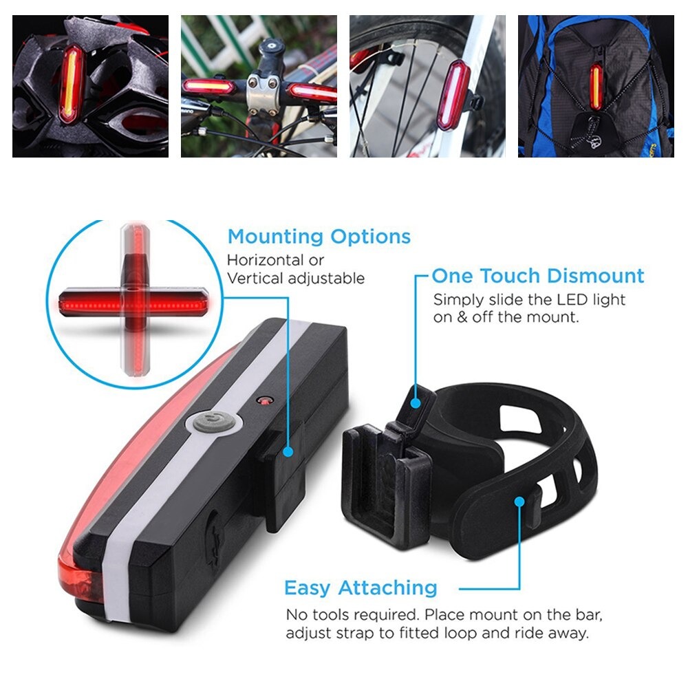 ไฟท้ายหน้า ไฟท้ายจักรยาน RAYPAL รุ่น RPL-2266 แบบชาร์จ USB