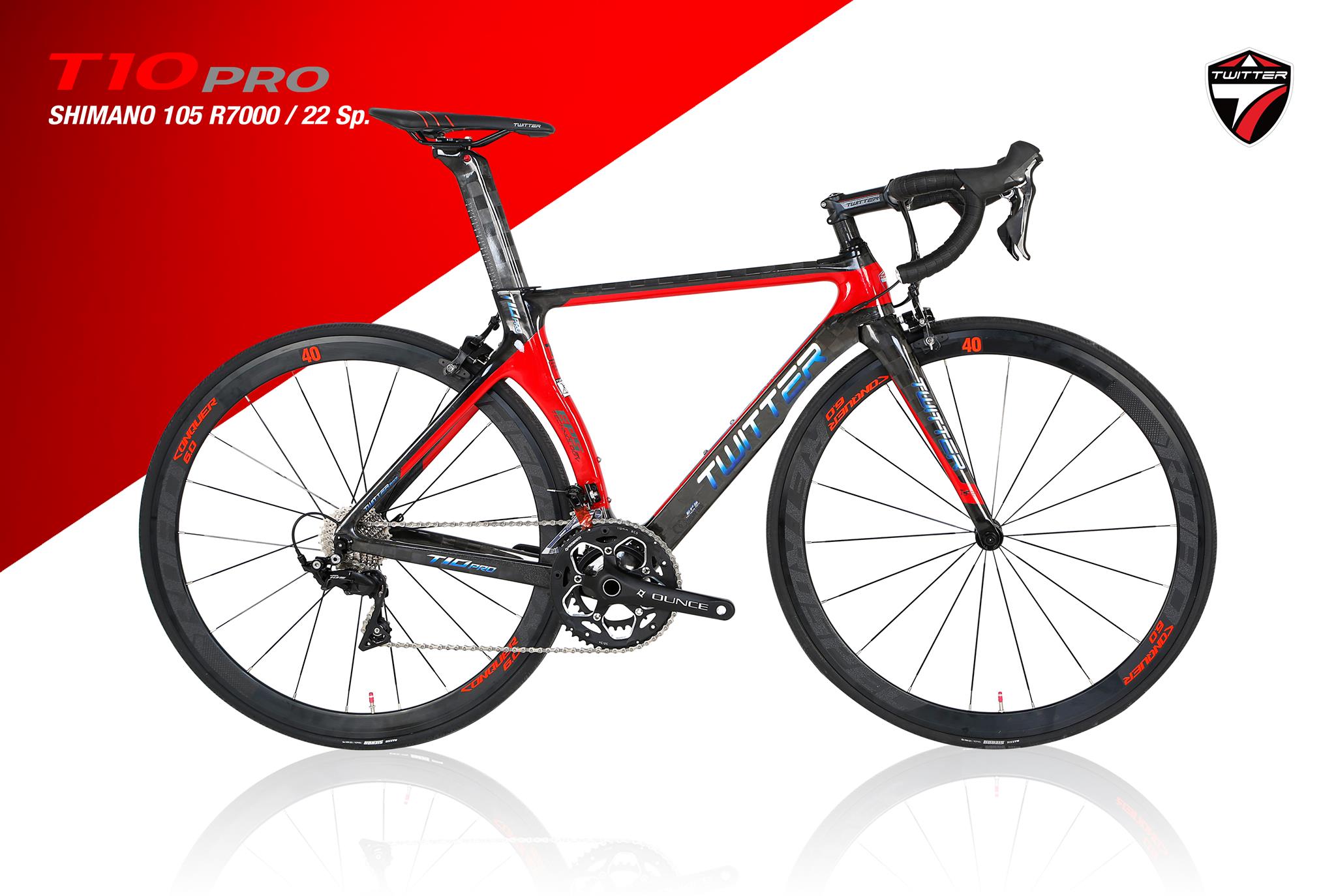 จักรยานเสือหมอบ NEW T10 Pro ทวิสเตอร์