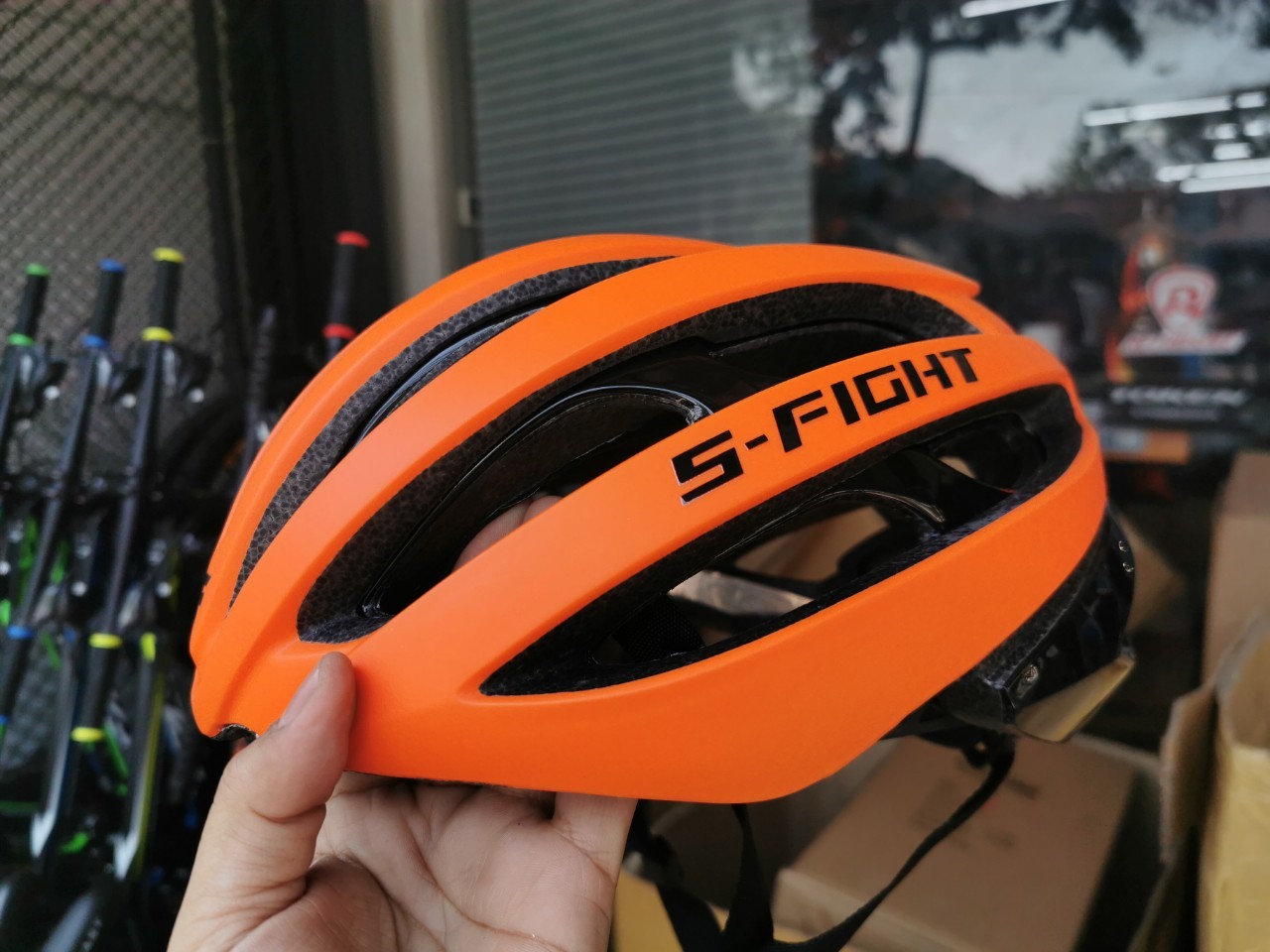 หมวกกันน็อคจักรยาน S-Fight รุ่น GH-15 หมวก 2 ชั้น เพิ่มความสวยงาม และทนทาน