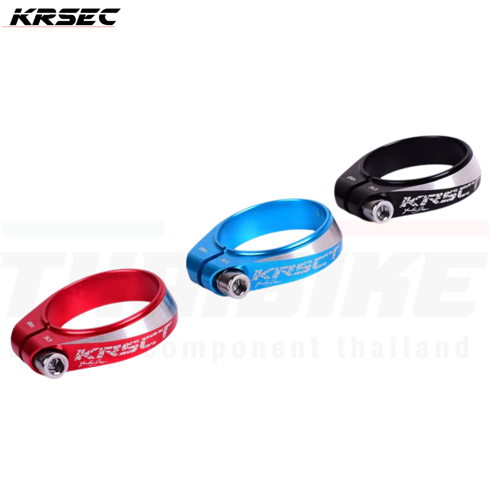 รัดหลักอานจักรยาน KRSEC CNC 6061 aluminum alloy 34.9MM
