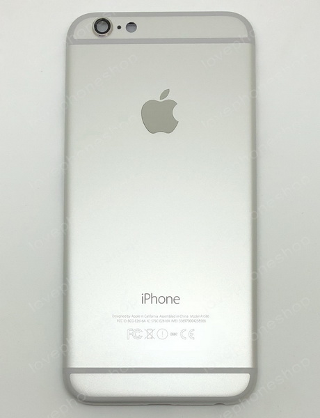 ชุดฝาหลัง (back housing) iPhone 6 สีขาว (ส่งฟรี)