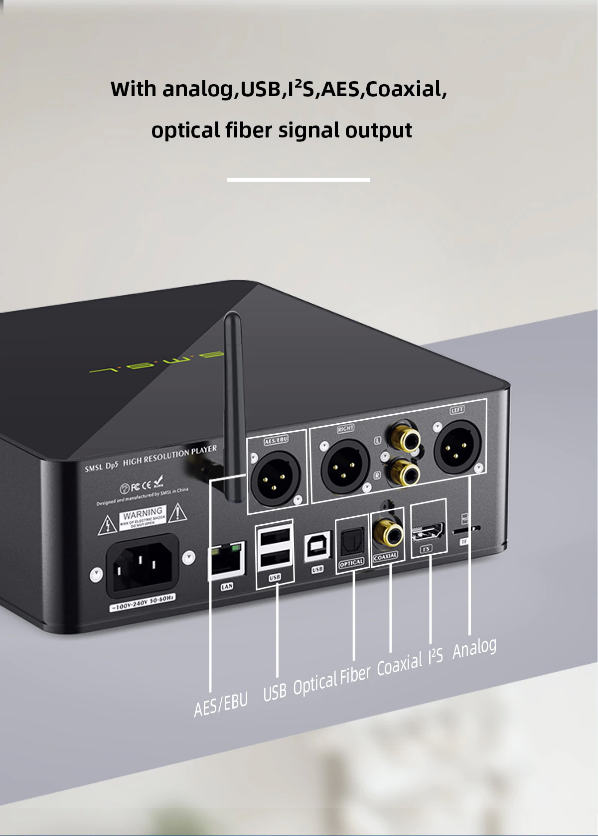 ขาย SMSL DP5 DAP ตั้งโต๊ะระดับ Hi-Res รองรับ MQA ประกันศูนย์ไทย