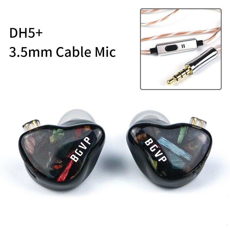 ขาย BGVP DH5 หูฟัง IEMs 5ไดรเวอร์ 4BA+1DD รองรับ Hi-Res